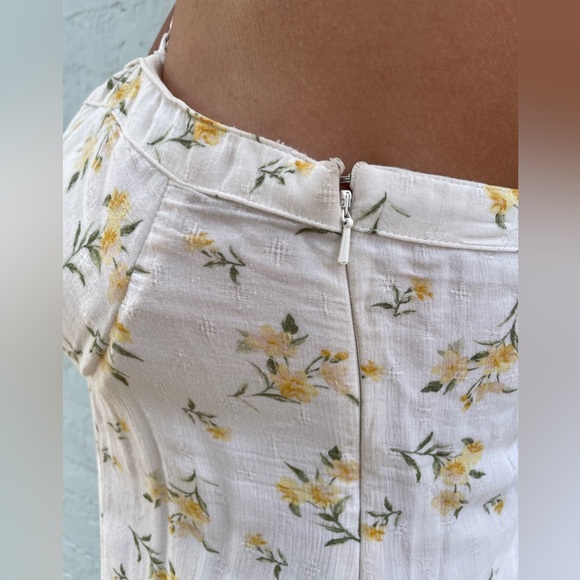 Soft Floral off white spaghetti strap sun dress with adjustable straps Size XL - Picture 12 of 16